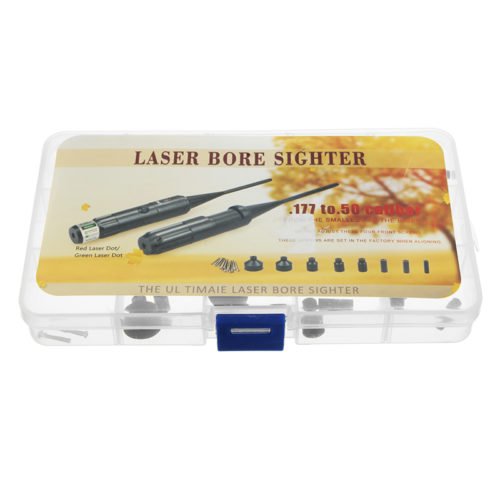 Red Dot Laser Bore Sighter .177 to .50 Caliber Sighting Positioning Ultimate Laser Boresighter Kit 2