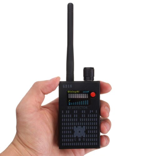 Signal Detector Anti-Spy Hidden Camera GPS RF Bug Lens Audio Tracker Finder Detector 7