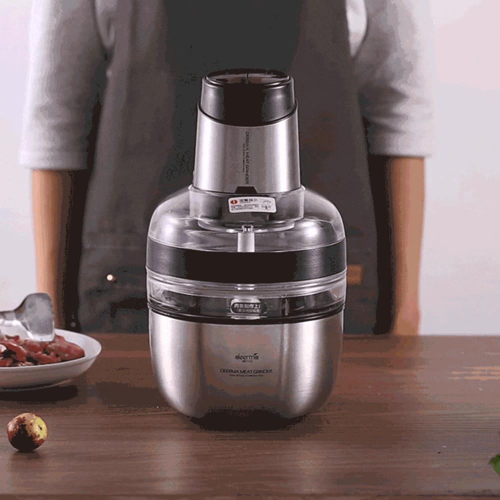 XIAOMI Deerma DEM - JR01 1.8L Stainless Steel Meat Grinder Food Blender Electric Grinder 1 XIAOMI Deerma DEM - JR01 1.8L Stainless Steel Meat Grinder Food Blender Electric Grinder