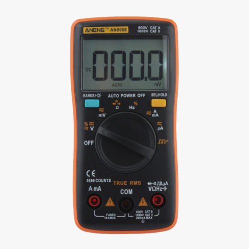 ANENG AN8008 True RMS Wave Output Digital Multimeter 9999 Counts Backlight AC DC Current Voltage Res 4
