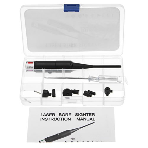 Red Dot Laser Bore Sighter .177 to .50 Caliber Sighting Positioning Ultimate Laser Boresighter Kit 3