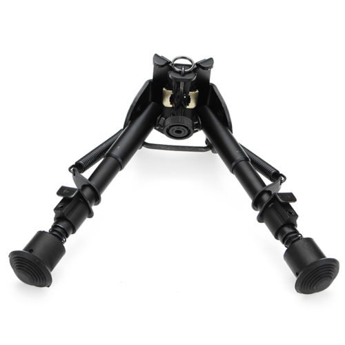 Adjustable Tactical Bipod 6-9 inches Spring Loaded Sling Swivel Notch Leg Stud Mount 7