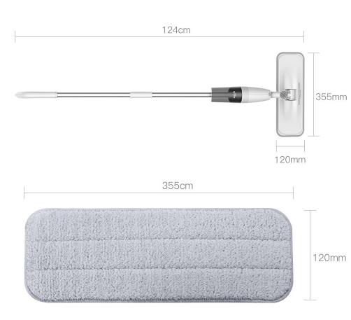 Deerma Water Spray Mop Carbon Fiber Dust Collector 360 Degree Rotating 120cm Rod from Xiaomi Youpin 5 Deerma Water Spray Mop Carbon Fiber Dust Collector 360 Degree Rotating 120cm Rod from Xiaomi Youpin - Image 5