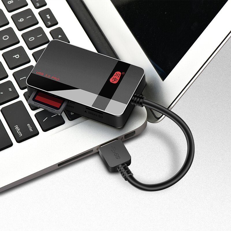 Kawau C369 DUO All-in-One USB 3.0 CF/SD/TF/MS Card Reader Support Simultaneous Read 4 Kawau C369 DUO All-in-One USB 3.0 CF/SD/TF/MS Card Reader Support Simultaneous Read - Image 4