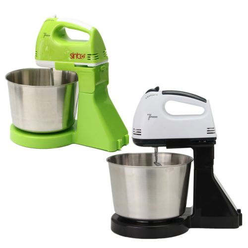 7 Speed Electric Egg Beater Dough Cakes Bread Egg Stand Mixer + Hand Blender + Bowl Food Mixer Kitchen Accessories Egg Tools 8
