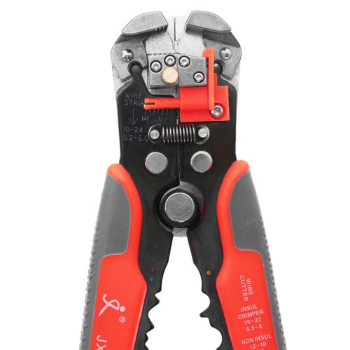 Paron® JX-1301 Multifunctional Wire Strippers Terminals Crimping Tool Pliers Orange 7