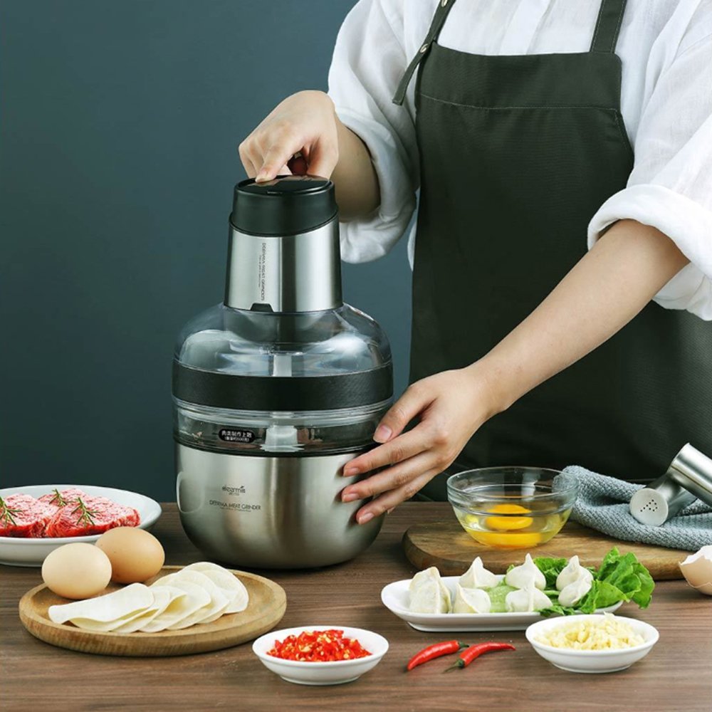 XIAOMI Deerma DEM - JR01 1.8L Stainless Steel Meat Grinder Food Blender Electric Grinder 5 XIAOMI Deerma DEM - JR01 1.8L Stainless Steel Meat Grinder Food Blender Electric Grinder - Image 5