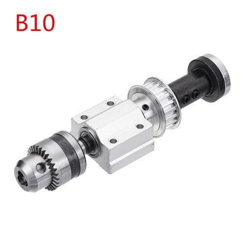 Machifit No Power Spindle Assembly Small Lathe Accessories Trimming Belt JTO/B10/B12/B16 Drill Chuck Set 13