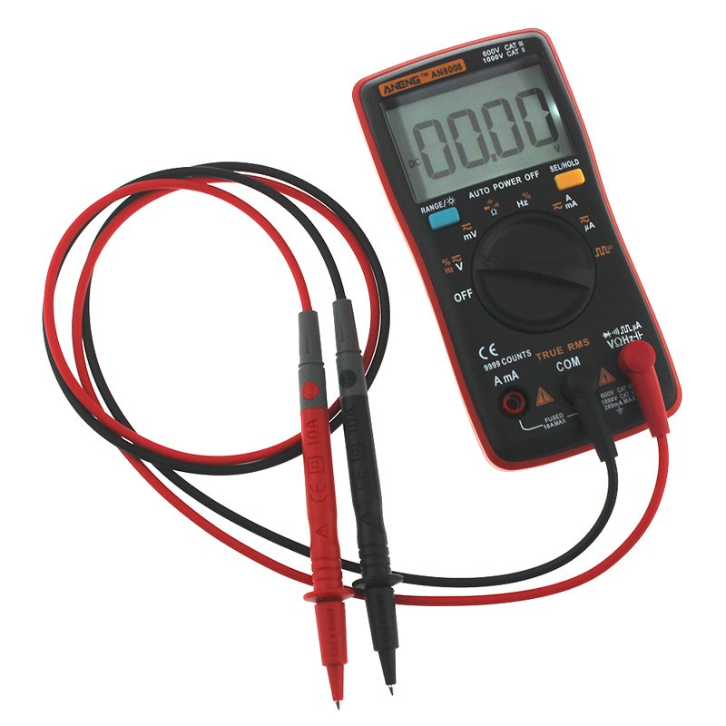 ANENG AN8008 True RMS Wave Output Digital Multimeter 9999 Counts Backlight AC DC Current Voltage Resistance Frequency Capacitance Square Wave Output 5 ANENG AN8008 True RMS Wave Output Digital Multimeter 9999 Counts Backlight AC DC Current Voltage Resistance Frequency Capacitance Square Wave Output - Image 5