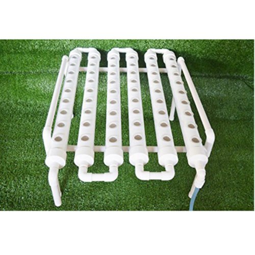 54 Holes Horizontal Hydroponic Piping Site Grow Kit Flow DWC Deep Water Culture Planting Box System 3