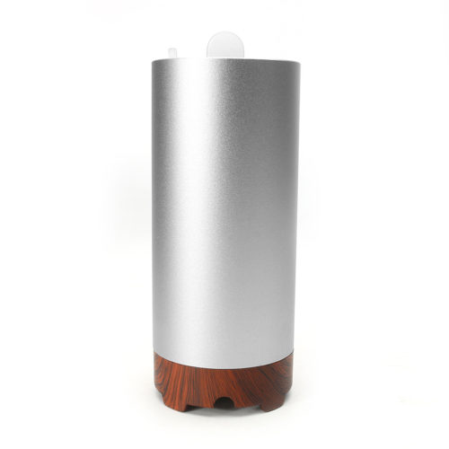 GX-Diffuser GX-B02 Protable Essential Oil Humidifier Aromatherapy Diffuser Metal & Wood Grain Style 4