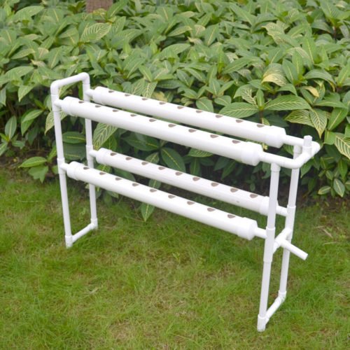2 Layer 36 Sites Hydroponic Grow Kit Ebb Flow Deep Water Culture Growing DWC Planting Garden Vegetable System 1