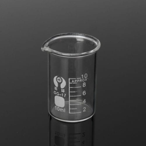 5Pcs 5ml 10ml 25ml 50ml 100ml Beaker Set Graduated Borosilicate Glass Beaker Volumetric Measuring Laboratory Glassware 6