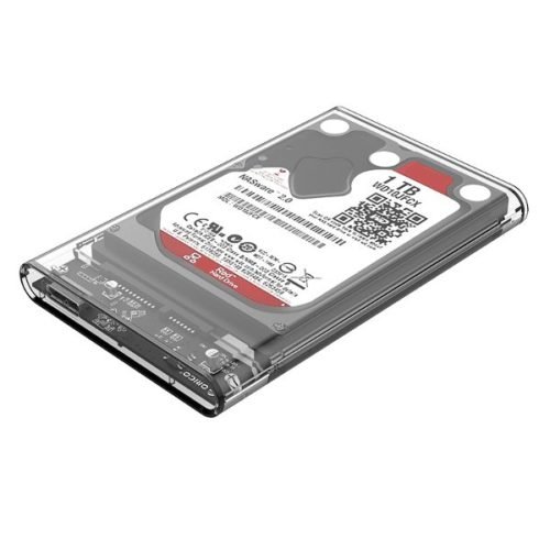 ORICO 2139U3-CR 2.5 inch Transparent USB3.0 HDD Hard Drive Enclosure Storage Case 2