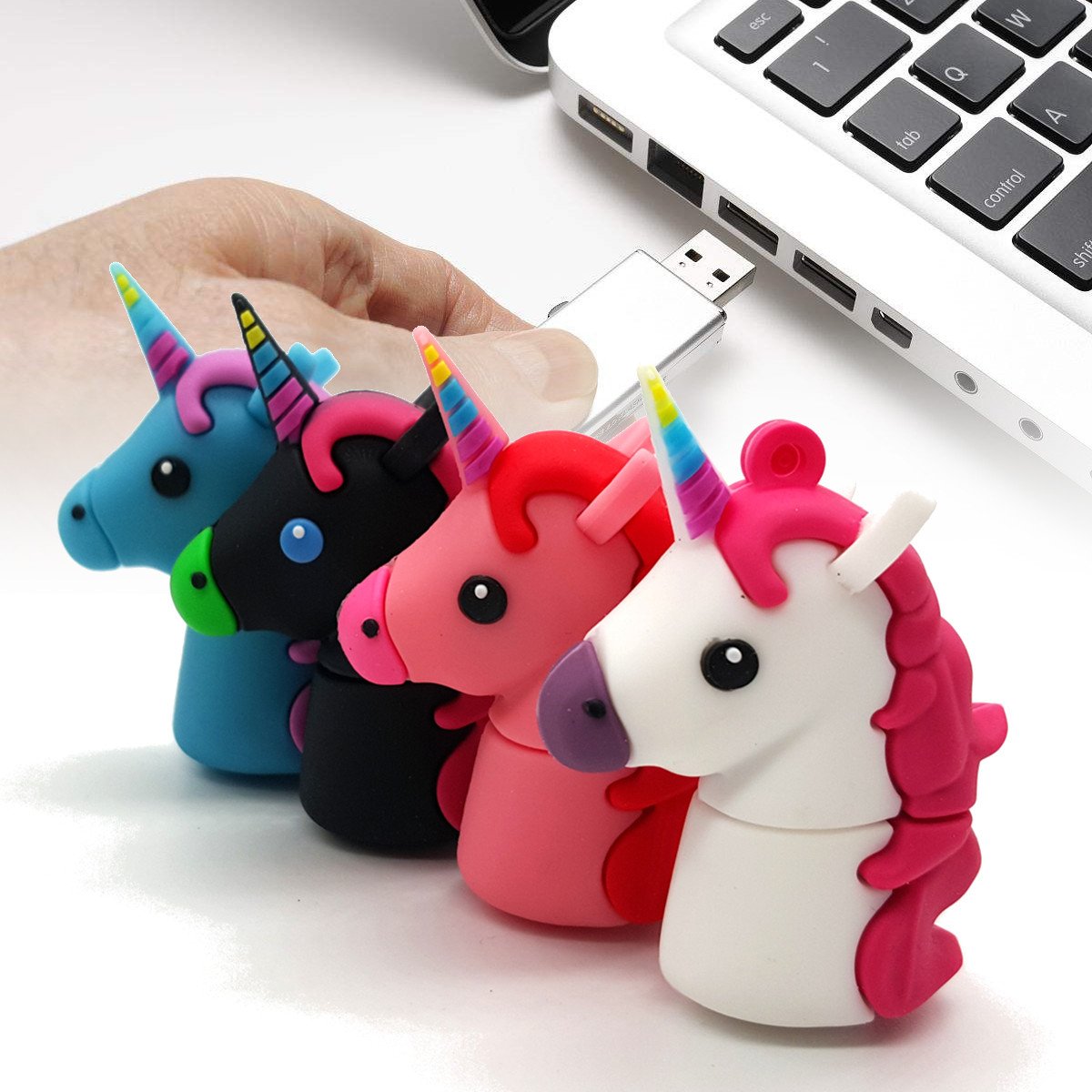 16G 32G Cute Horse USB 2.0 Flash Drives USB Memory Stick Cartoon Pen Drive 1