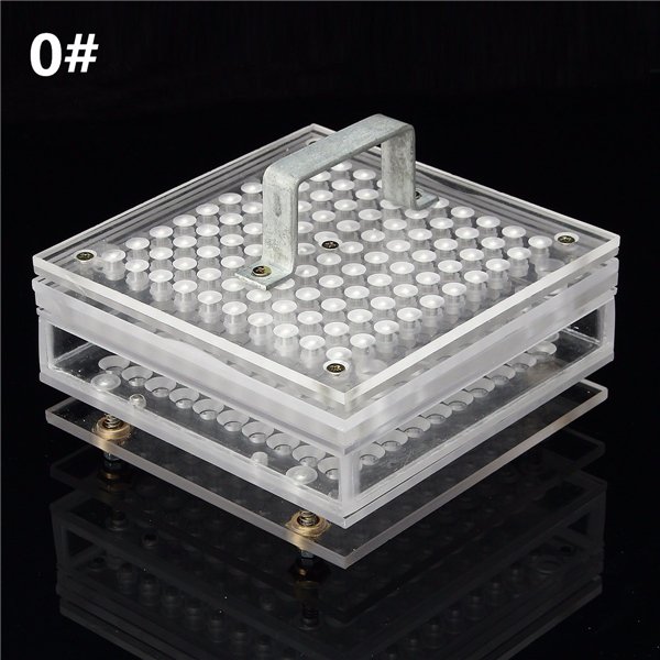 6Pcs Plexiglass 100 Holes Capsule Filler Capsule Filling Machine Tool 6 6Pcs Plexiglass 100 Holes Capsule Filler Capsule Filling Machine Tool - Image 6