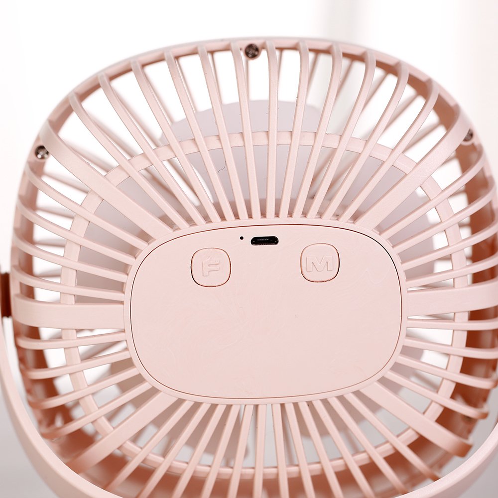 Loskii HF-201 Mini Electronic Desktop Clamp Design LED Night Light USB Rechargeable Silent 3 Grade Adjustment Fan 10 Loskii HF-201 Mini Electronic Desktop Clamp Design LED Night Light USB Rechargeable Silent 3 Grade Adjustment Fan - Image 10