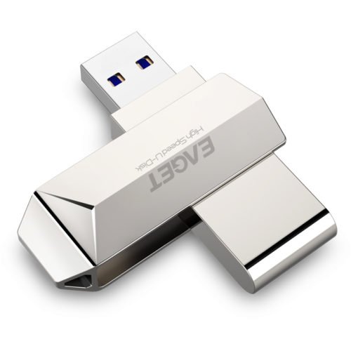 Eaget F70 USB 3.0 128GB Metal USB Flash Drive U Disk Pen Drive 360 Degree Rotation 3