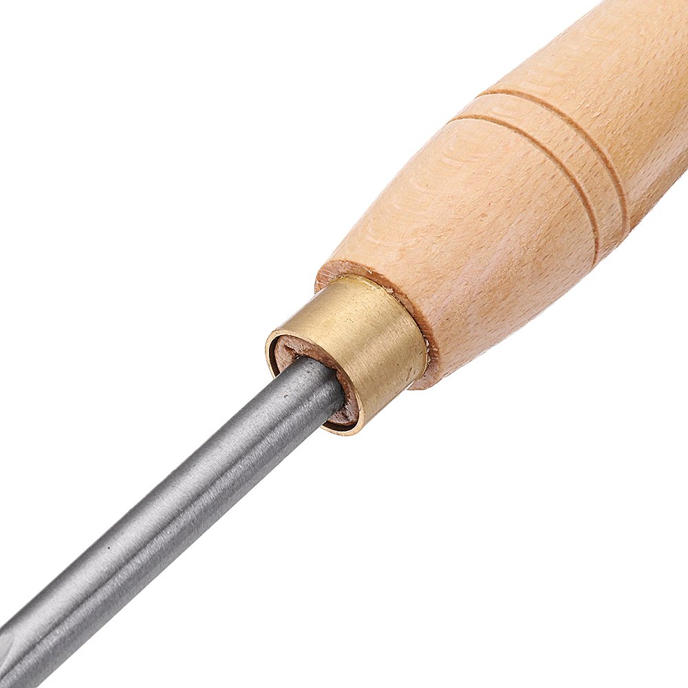 Drillpro High Speed Steel Lathe Chisel Wood Turning Tool with Wood Handle Woodworking Tool 11 Drillpro High Speed Steel Lathe Chisel Wood Turning Tool with Wood Handle Woodworking Tool - Image 11