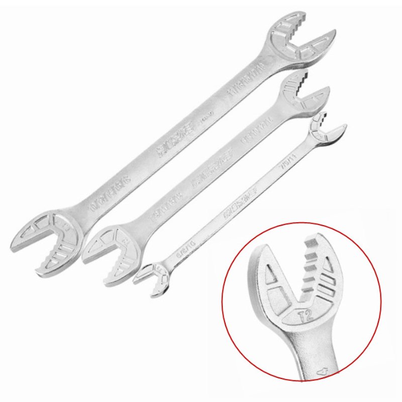 Raitool™ 10 In 1 Multifunctional Ratchet Wrench Spanner Universal Spanner Wrench Mechanism Works 2