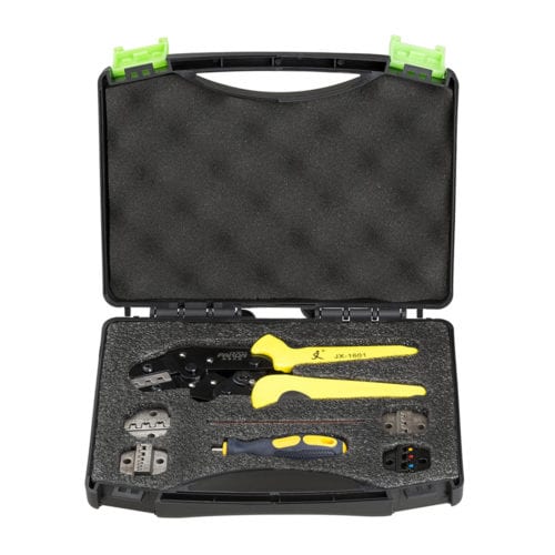 Paron® JX-D5 Multifunctional Ratchet Crimping Tool Wire Strippers Terminals Pliers Kit 1
