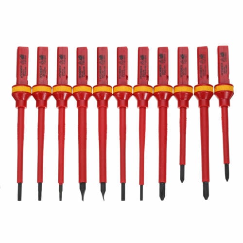 13Pcs 1000V Electronic Insulated Screwdriver Set Phillips Slotted Torx CR-V Screwdriver Repair Tools 5
