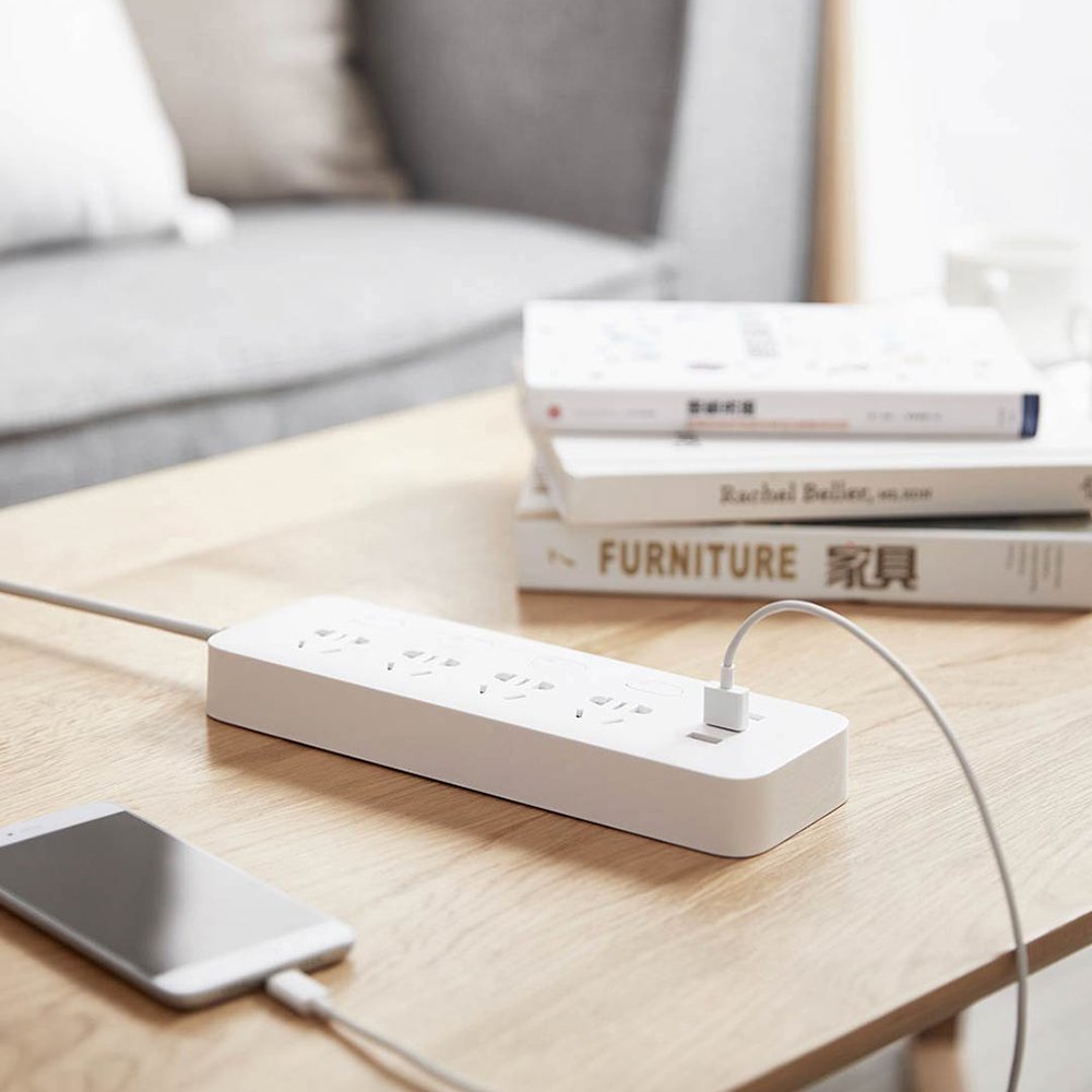 Original Xiaomi Mijia Four Digit Individual Control Power Strip Socket with 3 x USB Quick Charge 4 Original Xiaomi Mijia Four Digit Individual Control Power Strip Socket with 3 x USB Quick Charge - Image 4
