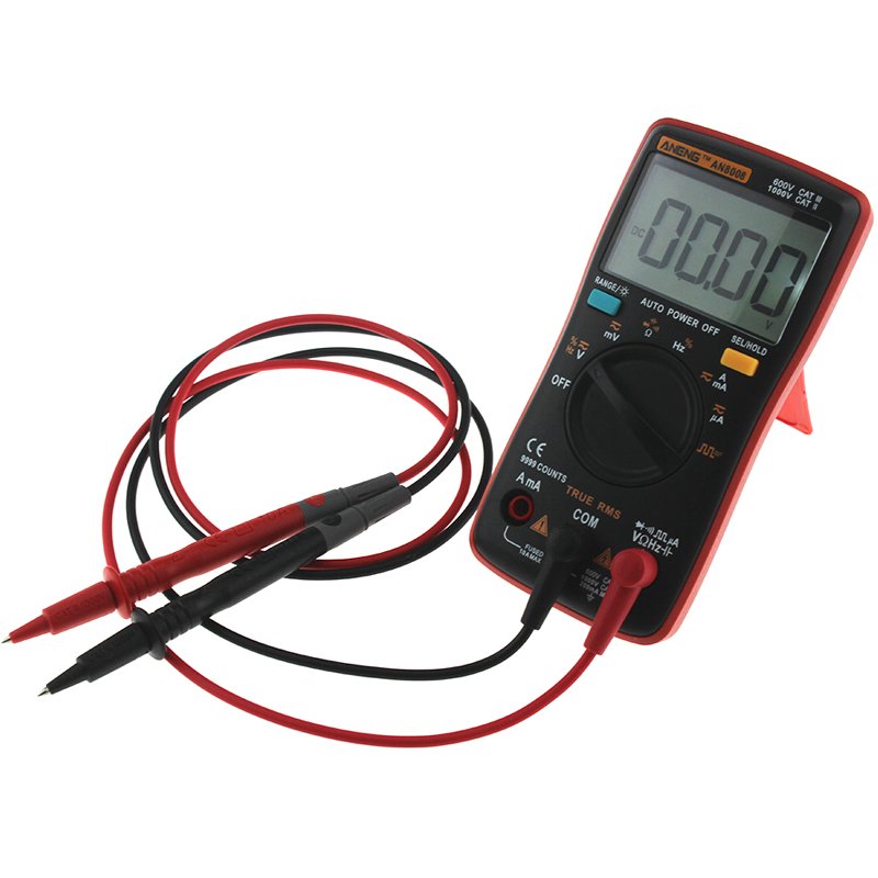 ANENG AN8008 True RMS Wave Output Digital Multimeter 9999 Counts Backlight AC DC Current Voltage Resistance Frequency Capacitance Square Wave Output 6 ANENG AN8008 True RMS Wave Output Digital Multimeter 9999 Counts Backlight AC DC Current Voltage Resistance Frequency Capacitance Square Wave Output - Image 6