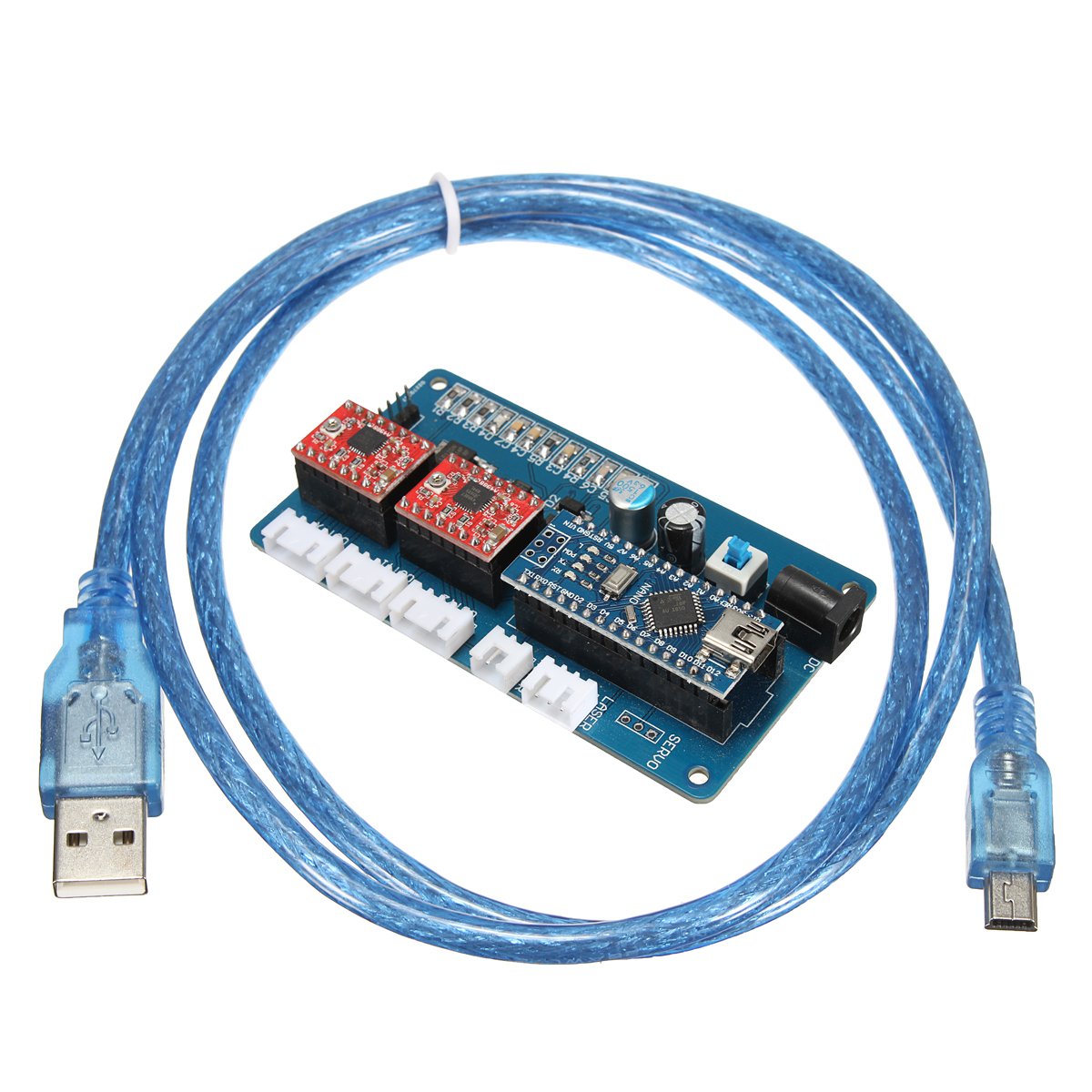 2 Axis GRBL Control Panel Board For DIY Laser Engraving Machine Benbox USB Stepper Driver Board 6 2 Axis GRBL Control Panel Board For DIY Laser Engraving Machine Benbox USB Stepper Driver Board - Image 6