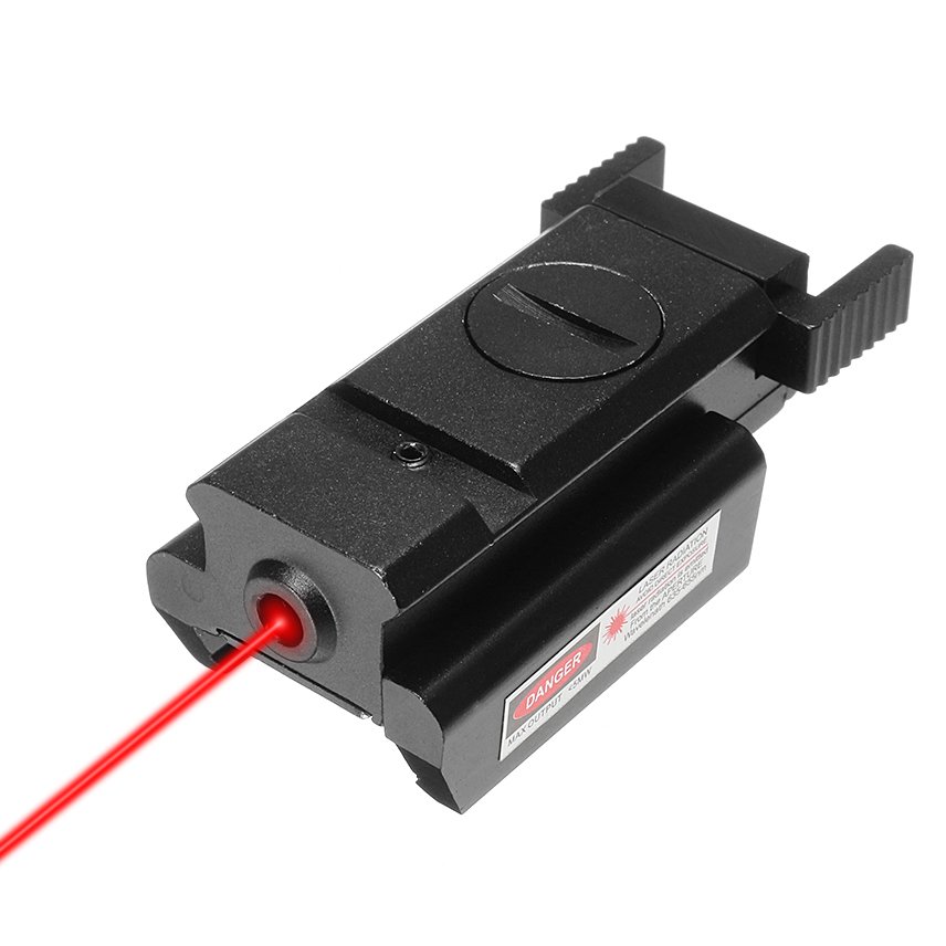 Low Profile Red Laser Sight Beam Dot Sight Scope Tactical Picatinny 20mm Rail Mount 2