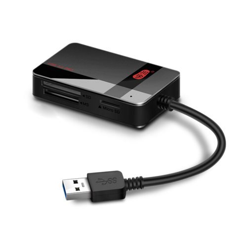 Kawau C369 DUO All-in-One USB 3.0 CF/SD/TF/MS Card Reader Support Simultaneous Read 2