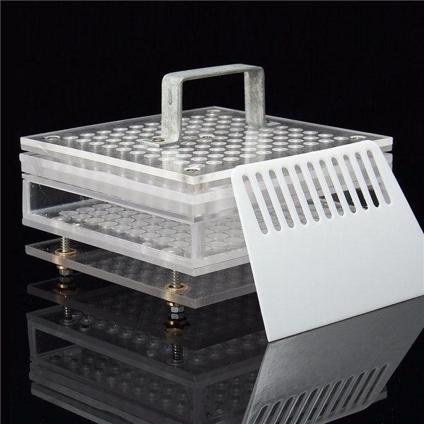6Pcs Plexiglass 100 Holes Capsule Filler Capsule Filling Machine Tool 8 6Pcs Plexiglass 100 Holes Capsule Filler Capsule Filling Machine Tool - Image 8