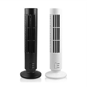 Loskii DX-66 Portable USB Mini Leafless Tower Fan Desk Cooling Fan Computer  Office Ventilateur Air Conditioner