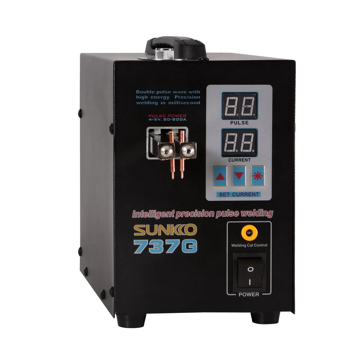 SUNKKO 737G 110V Battery Spot Welding Hand Held Welding Machine with Pulse & Current Display 2 SUNKKO 737G 110V Battery Spot Welding Hand Held Welding Machine with Pulse & Current Display - Image 2