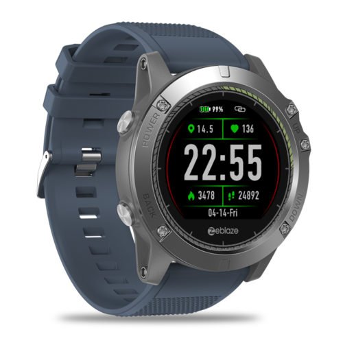 Zeblaze VIBE 3 HR Rugged Inside Out HR Monitor 3D UI All-day Activity Record 1.22' IPS Smart Watch 7