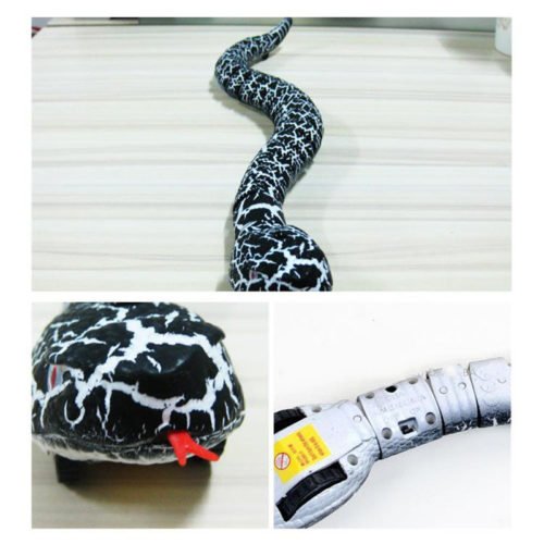 Creative Simulation Electronic Remote Control Realistic RC Snake Toy Prank Gift Model Halloween 4