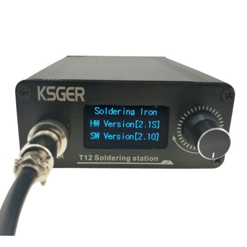 KSGER V2.1S T12 Digital Temperature Controller Soldering Station Electric Soldering Iron Tips T12-K + 9501 Handle 2
