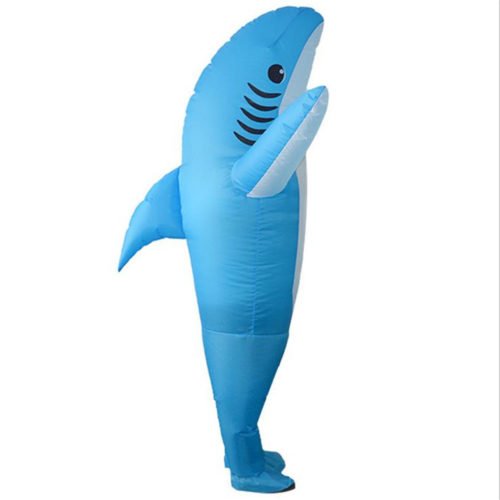Inflatable Costumes Shark Adult Halloween Fancy Dress Funny Scary Dress Costume 2