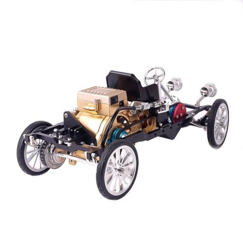 Teching Car Model Single Cylinder Engine Aluminum Alloy Model Gift Collection Toys 2