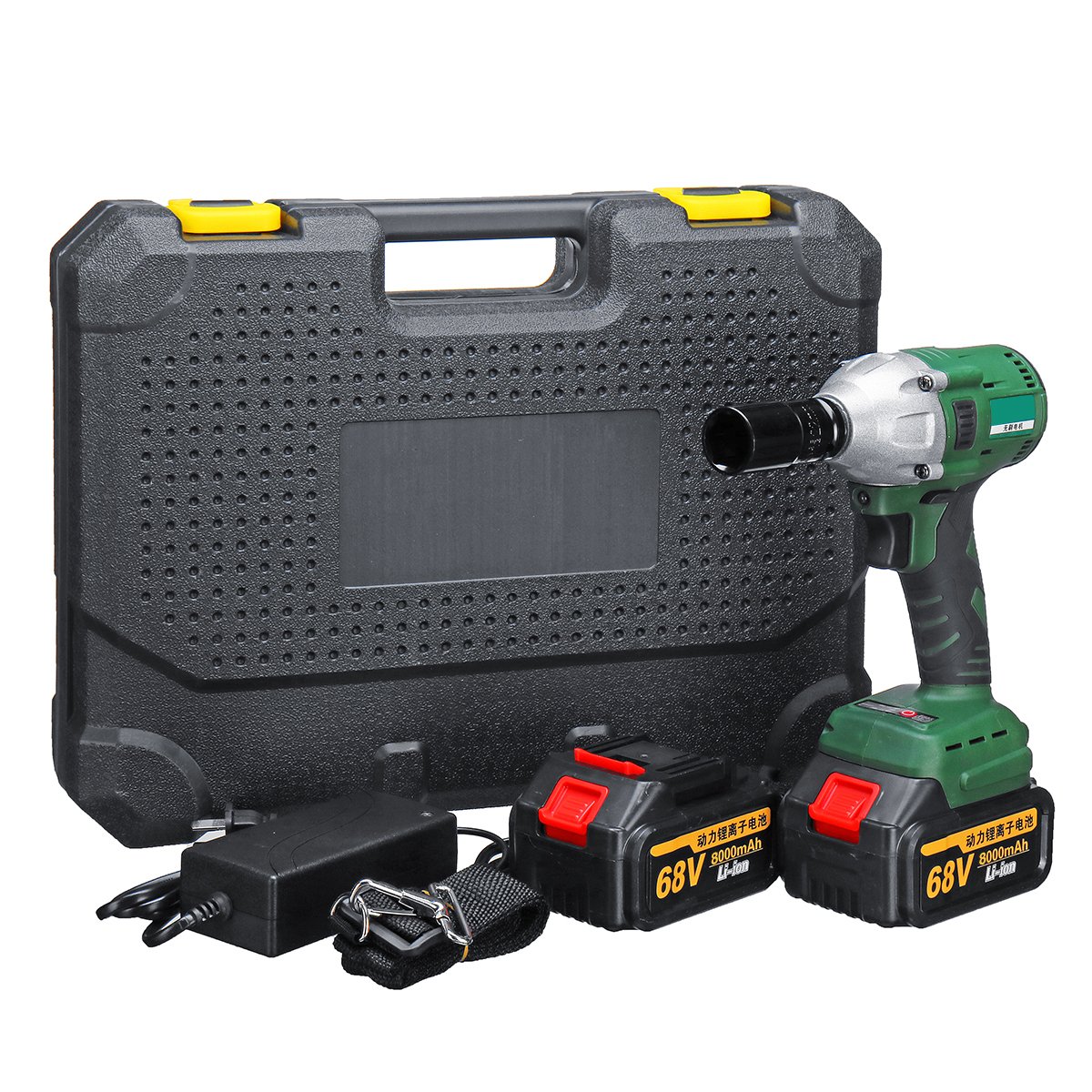 68V 8000mAh 520N.m Electric Brushless Cordless Impact Wrench W/ 2 Battery 14 68V 8000mAh 520N.m Electric Brushless Cordless Impact Wrench W/ 2 Battery - Image 14