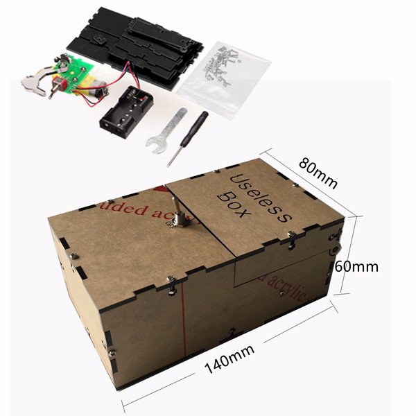 Useless Box DIY Kit Useless Machine Birthday Gift Toy Geek Gadget Fun Office Home Desk Decor 15 Useless Box DIY Kit Useless Machine Birthday Gift Toy Geek Gadget Fun Office Home Desk Decor - Image 15