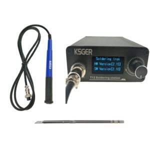 KSGER V2.1S T12 Digital Temperature Controller Soldering Station Electric Soldering Iron Tips T12-K + 9501 Handle