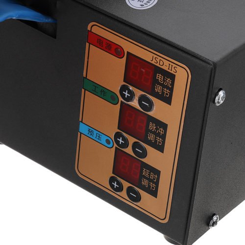 220V 3KW Battery Spot Welding Machine Extended Arm Welding Machine with Pulse & Current Display 9