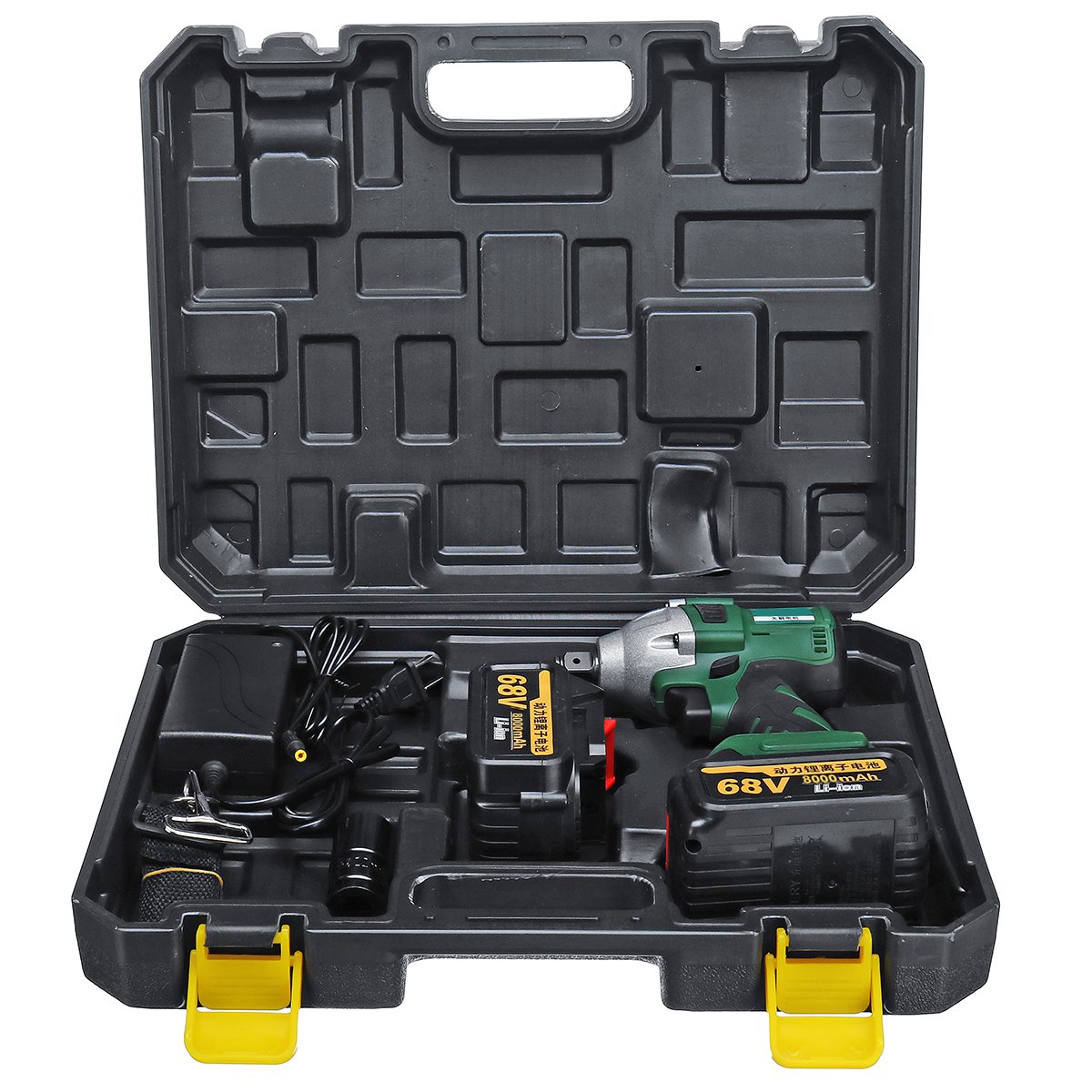 68V 8000mAh 520N.m Electric Brushless Cordless Impact Wrench W/ 2 Battery 12 68V 8000mAh 520N.m Electric Brushless Cordless Impact Wrench W/ 2 Battery - Image 12