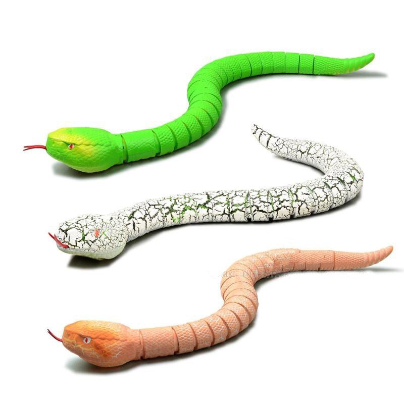 Creative Simulation Electronic Remote Control Realistic RC Snake Toy Prank Gift Model Halloween 2