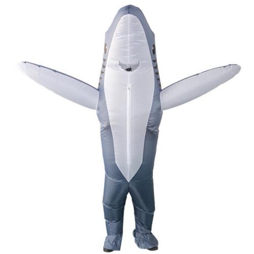 Inflatable Costumes Shark Adult Halloween Fancy Dress Funny Scary Dress Costume 4