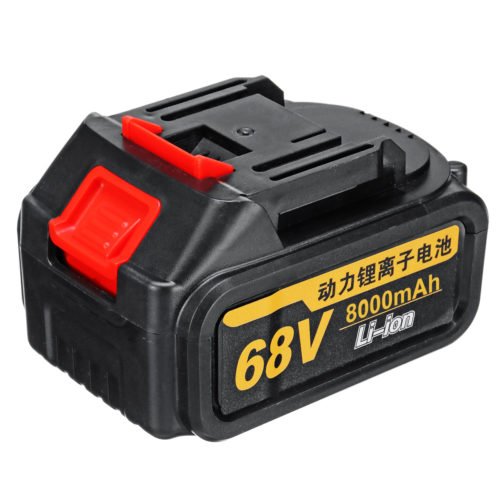 68V 8000mAh 520N.m Electric Brushless Cordless Impact Wrench W/ 2 Battery 10