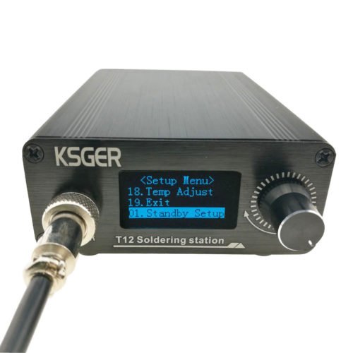 KSGER V2.1S T12 Digital Temperature Controller Soldering Station Electric Soldering Iron Tips T12-K + 9501 Handle 9