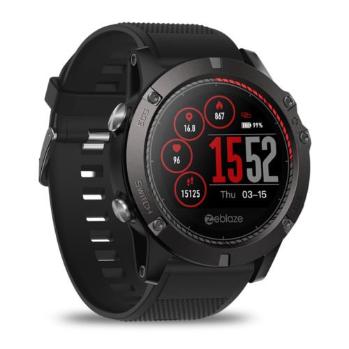 Zeblaze VIBE 3 ECG GREENCELL Heart Rate Instant ECG Activity Run Route Tracking Smart Watch 4