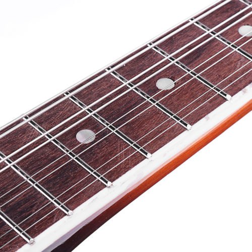Classic Sunburst F Modle 24 Frets 8 String Paulownia Wood Mandolin With Case 8